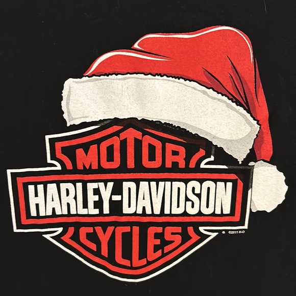 Vintage Women’s Gettysburg Harley Davidson Santa Clause T-shirt Size M. - Picture 4 of 5